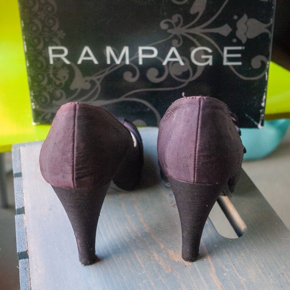 Rampage Dark Purple Pumps - Size 7.5M - Picture 7 of 10